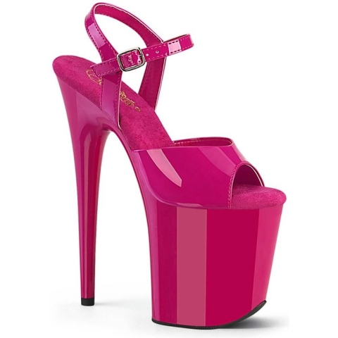 Pleaser Sandaal met enkelband, Paaldans schoenen -35 Shoes- FLAMINGO-809 US 5 Roze