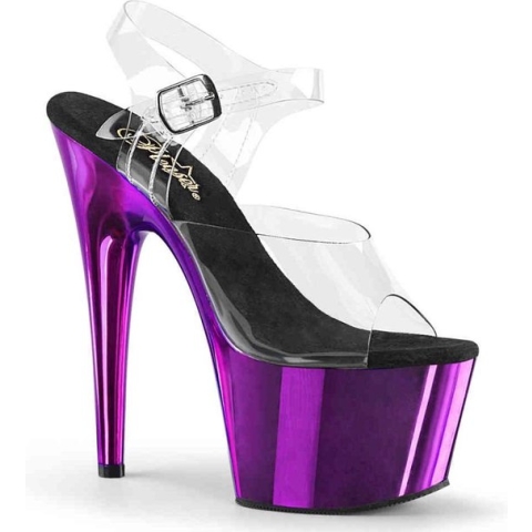 EU 36 = US 6 | ADORE-708 | 7 Heel, 2 3/4 PF Ankle Strap Sandal