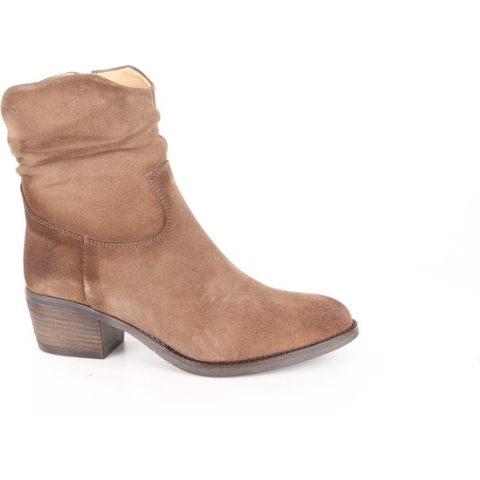 Aqa A8486-A36 dames enkellaarzen sportief maat 37 beige
