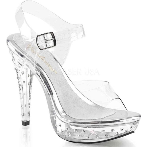 Fabulicious Sandaal met enkelband -40 Shoes- COCKTAIL-508SDT US 10 Wit
