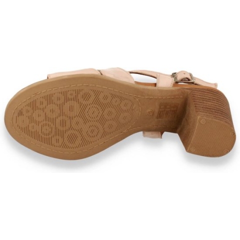 Double Heart Dames Sandaal Nude ROSE 38