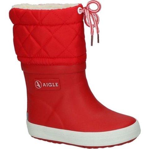Aigle Giboulee Regenlaarzen - Rubber Laarzen - Meisjes - Rood - Maat 28
