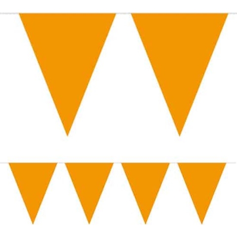 Folat - Mini vlaggenlijn oranje 3 meter