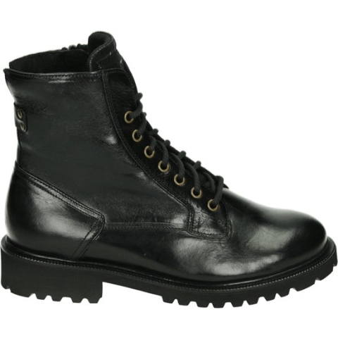 Durea 9769 K - Volwassenen VeterlaarzenHalf-hoge schoenen - Kleur: Zwart - Maat: 39