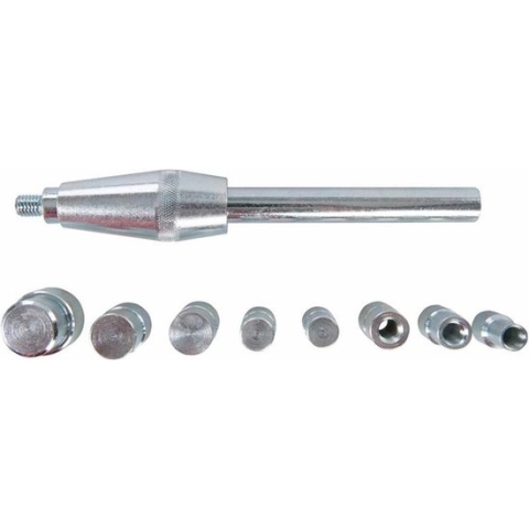 Silverline 9 delige koppeling centreer pen set