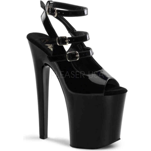 EU 39 = US 9 | XTREME-873 | 8 Heel, 4 PF Sandals