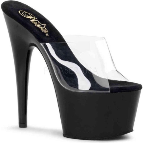 EU 42,5 = US 12 | ADORE-701 | 7 Heel, 2 3/4 PF Peep Toe Slide