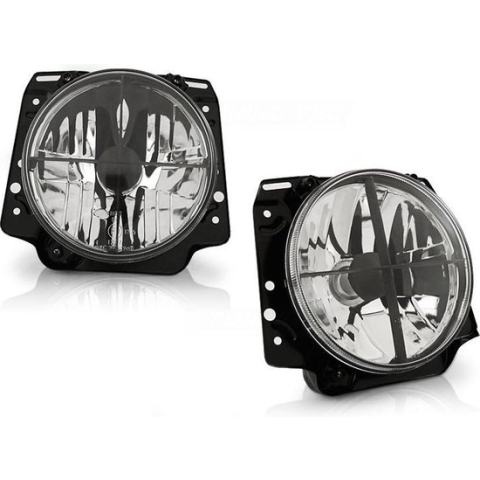 Buitenste koplampen VW GOLF 2 08 83-08 91 CHROOM