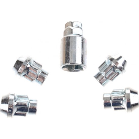 Car Plus Anti-diefstal Wielmoeren M12 X 1,25 L28 Conisch 4 Stuks