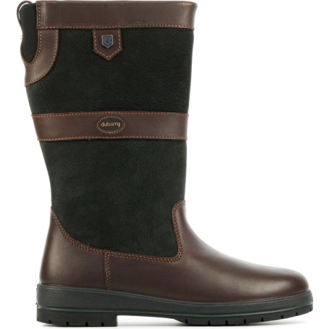 Dubarry Enkellaarsjes Dames Outdoor / Snowboots / Damesschoenen - Nubuck - Kildare - Zwart combi - Maat 38