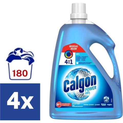 Calgon Ontkalkingsgel 4in1 Power - 4 x 2.25 l (180 wasbeurten)