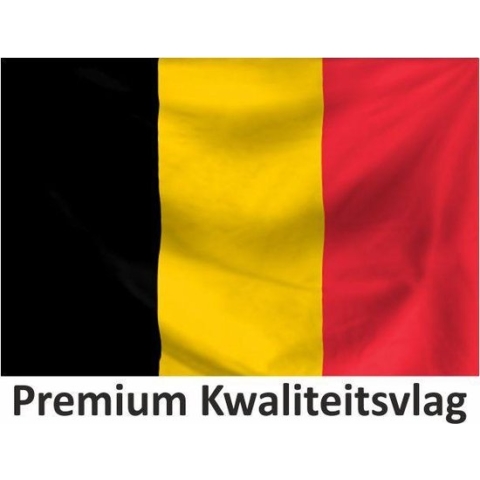 Belgische Vlag Belgie 200x300cm Premium - Kwaliteitsvlag - Geschikt voor buiten