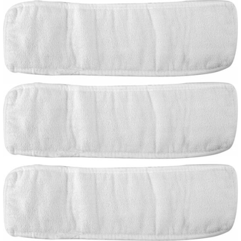 Lund Microvezeldoek - Stoomdoek - 3 stuks - voor Lund Stoomreiniger 67200 & 67201 - 35x11 cm