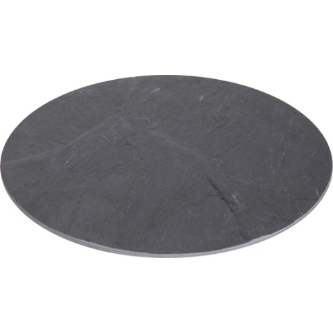 Cosy&Trendy Bord - rond - leisteen - Ø 30 cm
