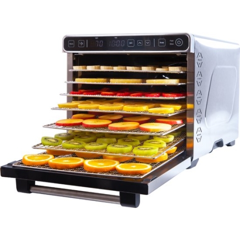 Vita5 PRO 7 Voedseldroger – Droogoven - RVS – 24-Uurs Timer – Led-bedieningspaneel – Dehydrator – 7 Laags