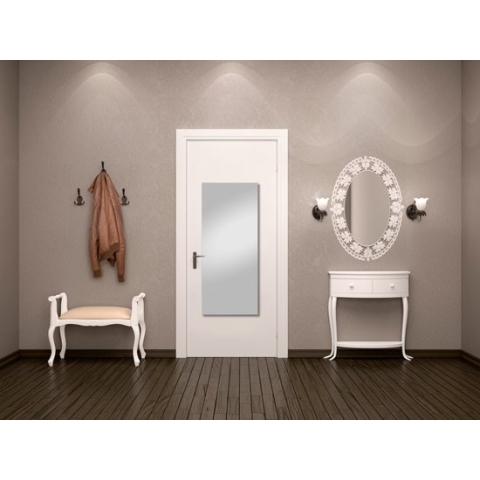 MLK - Deur plakspiegel groot - ca. 39x111 cm - Passpiegel - cadeautje - verjaardag - beauty - verzorging - decoratie - deurspiegel