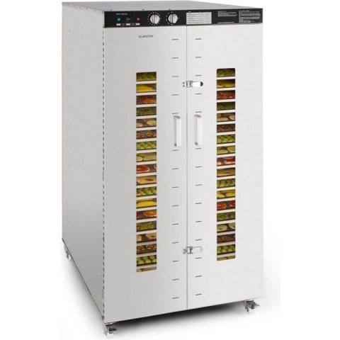 Klarstein Master Jerky - Droogautomaat - Voedseldroger - Timer - rvs zilver