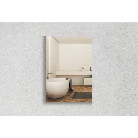 Spiegel - Woning - Zonder Lijst - Brons - 60 X 80 cm - Dikte: 4 mm - Incl. Spiegelmontageset