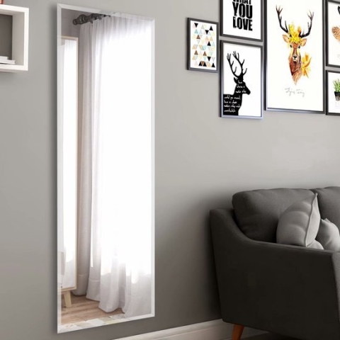Spiegel - Deurspiegel - Zonder Lijst - Verzilverd - 40 X 60 cm - Dikte: 4 mm - Incl. Spiegellijm
