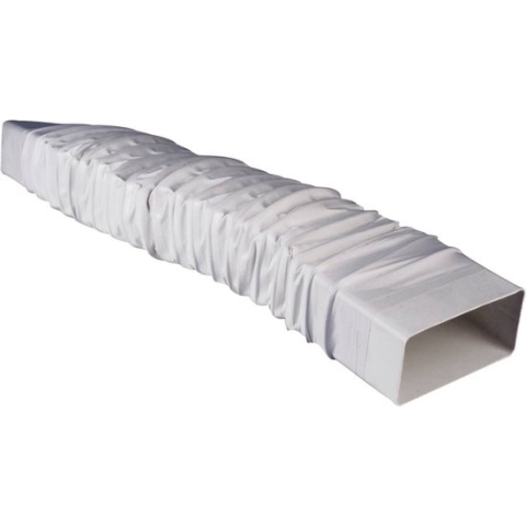 Vlakkanaal ventilatiesysteem 150 Wallair Flexibele vierkante buisadapter N15898