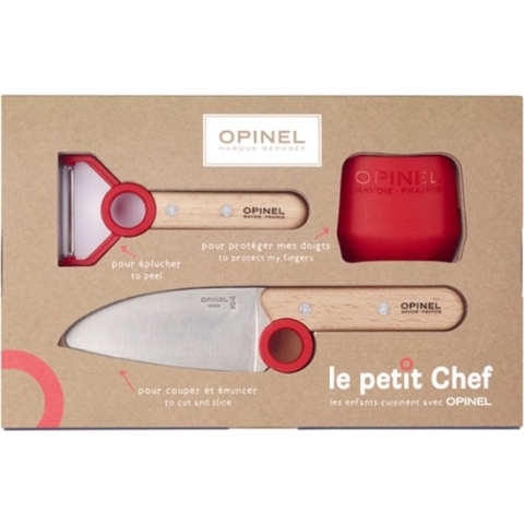 Opinel Le Petit Chef Keukenset - 3-Delig - RVS