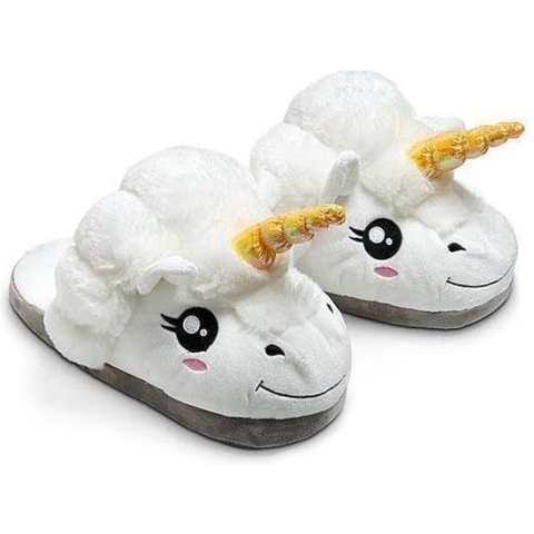 Fisura Sloffen Eenhoorn Textiel Wit One-size