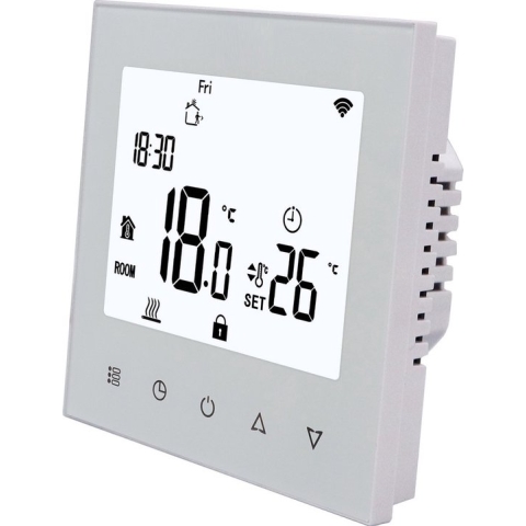 Elektrische vloerverwarming thermostaat programmeerbaar touch screen PRF-78 wit