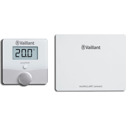 Vaillant draadloze sensoROOM thermostaat plus myVAILLANT connect internetmodule voor Vaillant cv-ketels