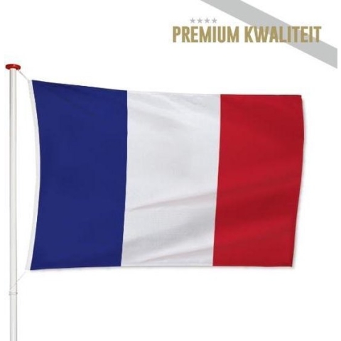 Franse Vlag Frankrijk 200x300cm - Kwaliteitsvlag - Geschikt voor buiten