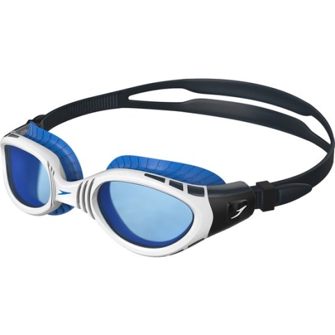 Speedo Futura Biofuse Flexiseal Unisex - Wit / Blauw - One Size