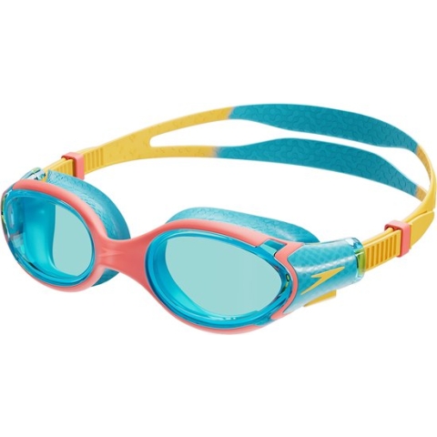 Speedo Biofuse 2.0 Junior Blauw/Oranje Unisex Zwembril - Maat One Size