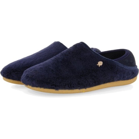 Hot Potatoes 67844 Sloffen Dames - Navy - Maat 38
