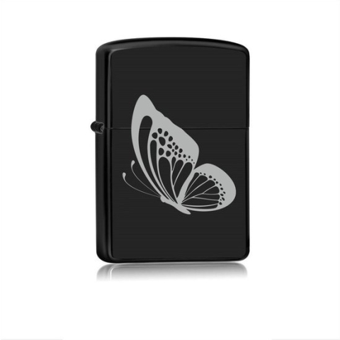 Aansteker Zwart - Vlinder