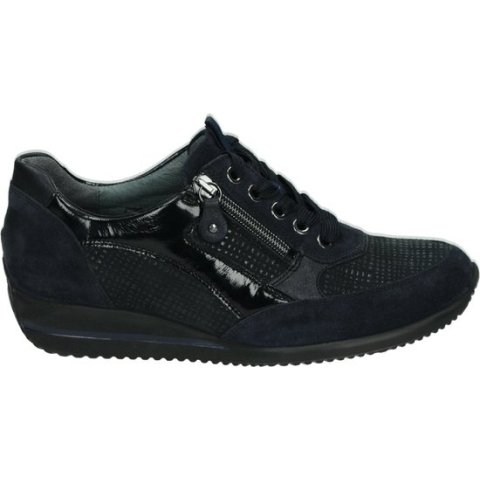 Blauwe Waldlaufer Veterschoenen Wijdte H