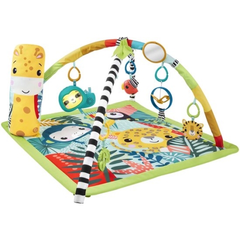 Fisher-Price Baby Gym 3 in 1 Jungle - Baby speelgoed - 0 tot 6 maanden