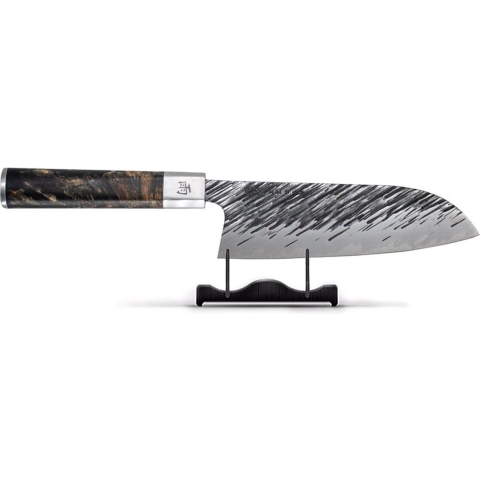 Ame - Japanse Santoku Rain Pattern 18 cm