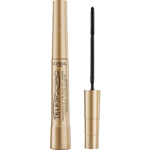 L'Oréal Paris Telescopic Mascara - Lange, Gelifte Wimpers en Volume - Verrijkt met Zwartpigmenten - Zwart - 8ml