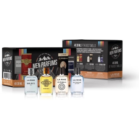 La Rive Men's Perfume geschenkset - 4 x 30ml eau de toilette