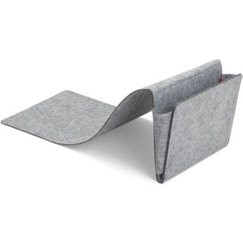 Kikkerland - Sofa Pocket Voor Bank - Opbergzak voor je Bank - Woonaccessoire – Vilt – Grijs