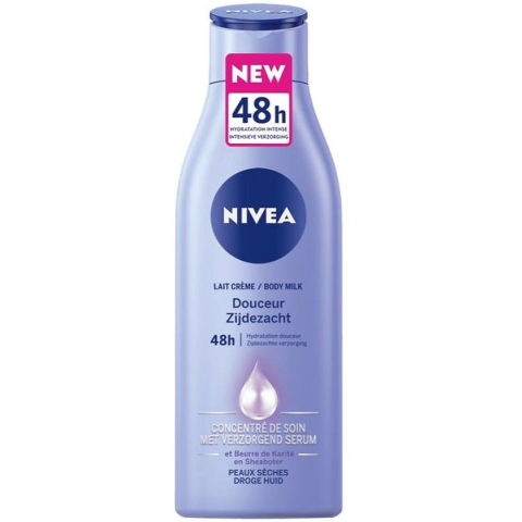 Nivea Zijdezachte Bodymilk - 12x250ml - Voordeelverpakking