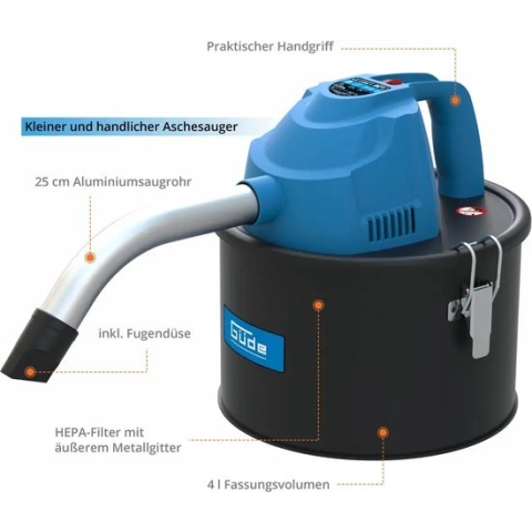 Gude aszuiger GA 4-600.1 - Compact en krachtig -