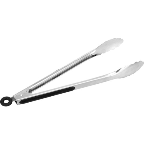 Barbecue tang / vleestang met sluitsysteem RVS 34 cm - Barbecue benodigdheden