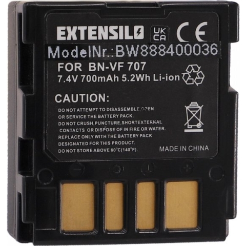 Camera accu compatibel met JVC BN-VF707U / 700 mAh
