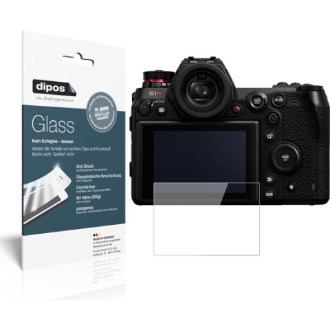 dipos I 2x Pantserfolie helder compatibel met Panasonic Lumix S1R Beschermfolie 9H screen-protector