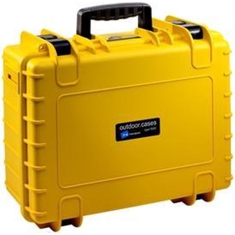 B&W Outdoor.cases Type 5000 yellow / empty