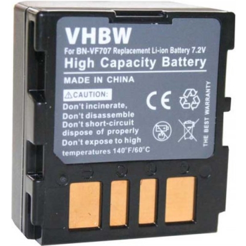 Camera accu compatibel met JVC BN-VF707U / 600 mAh