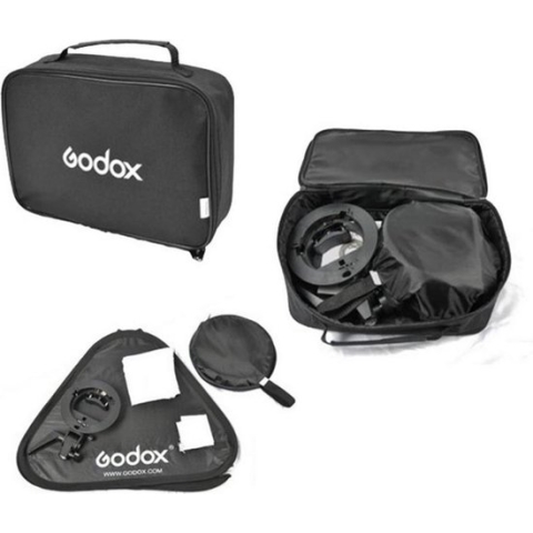 Godox S-Type Bowens Mount Flash Bracket with Softbox Kit (19.7 x 19.7")