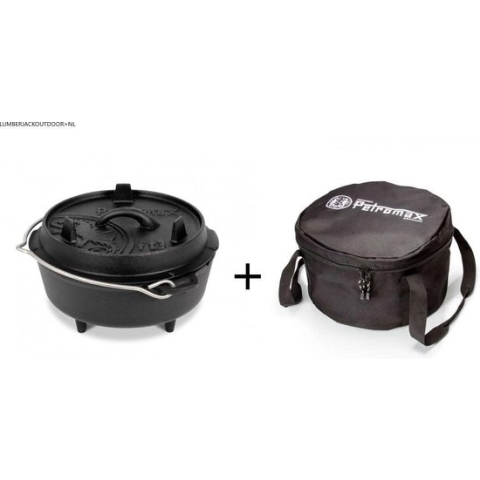 Petromax Dutch Oven set FT3 MET pootjes + Transporttas