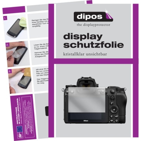 dipos I 2x Beschermfolie helder compatibel met Nikon Z7 II Folie screen-protector