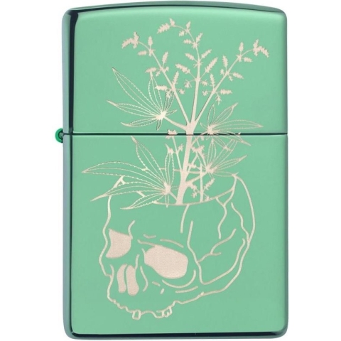 Aansteker Zippo Botanic Skull